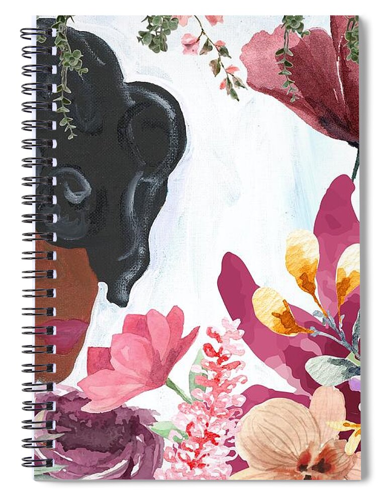  Spiral Notebook featuring the painting Milk and Honey by Francis Brown