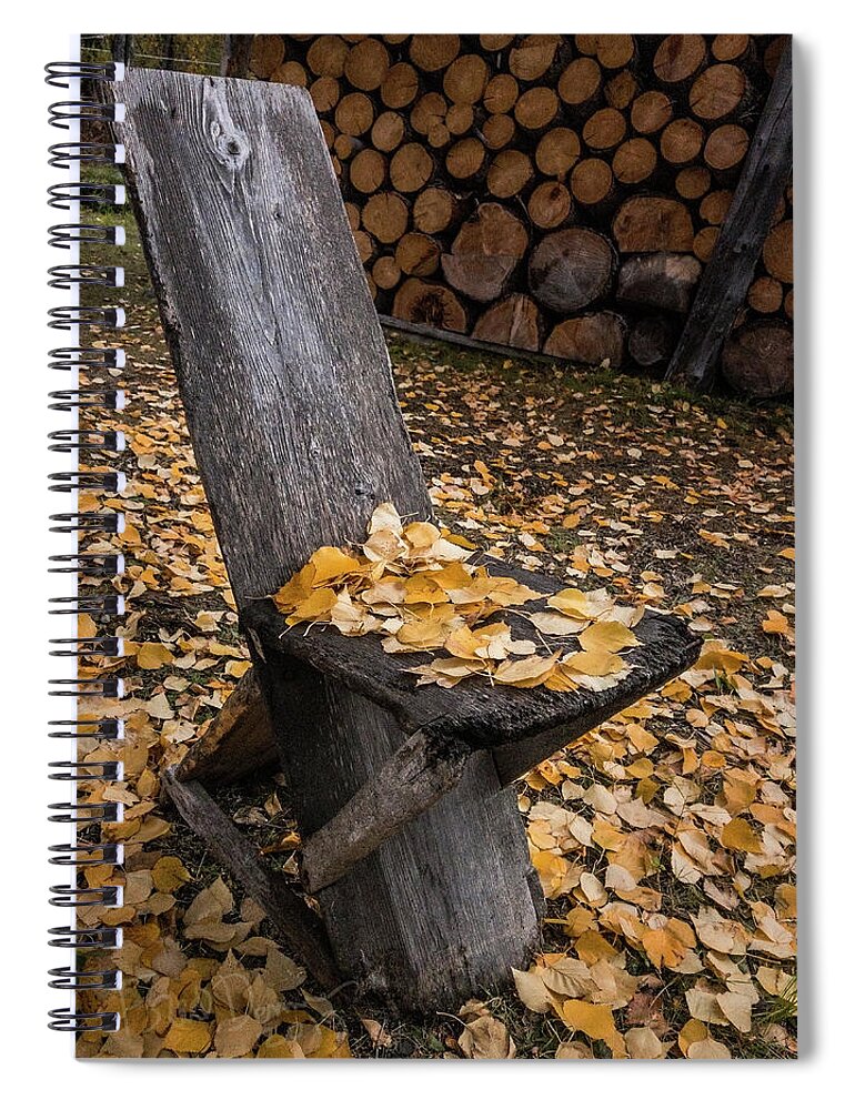 Alaska Spiral Notebook featuring the photograph Yard Furniture by Fred Denner
