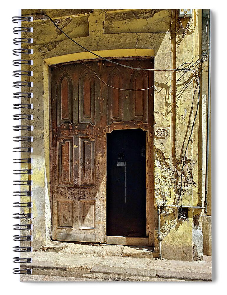 Cuba Spiral Notebook featuring the photograph Yellow by Elin Skov Vaeth