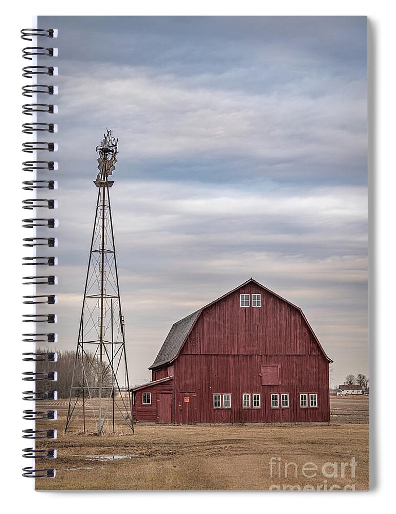 Iconic Spiral Notebook featuring the photograph Yesteryear by Amfmgirl Photography