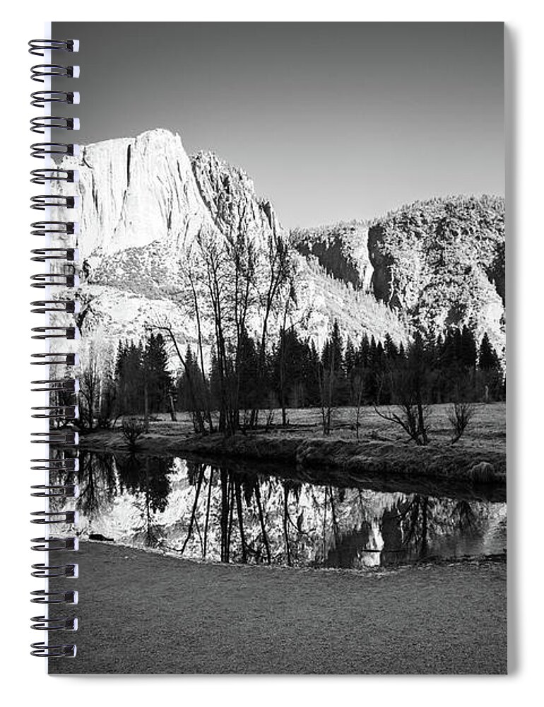 Yosemite Spiral Notebook featuring the photograph Yosemite by Aileen Savage