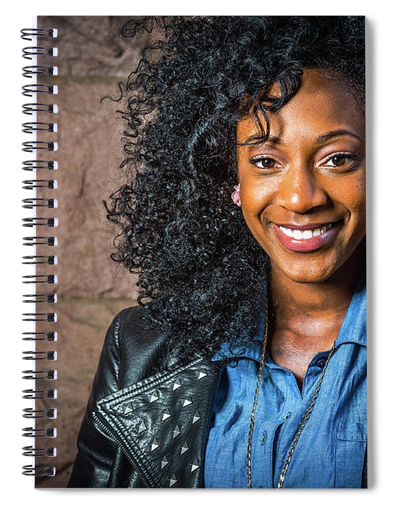 Young Spiral Notebook featuring the photograph Young Girl by Alexander Image