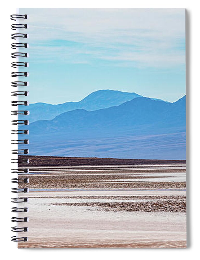 Badwater Spiral Notebook featuring the photograph Zig-Zag by Peter Tellone