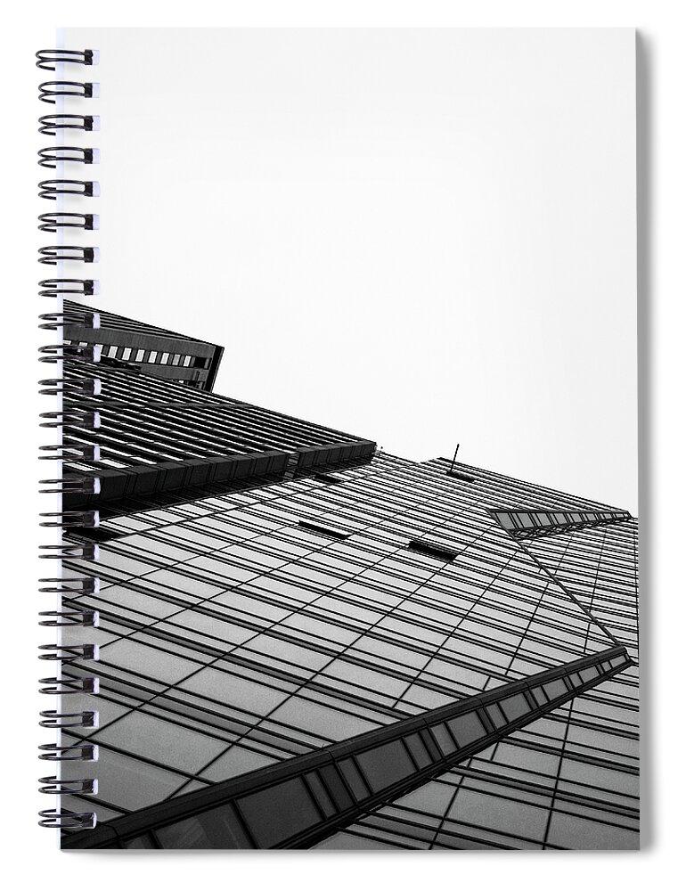 Metropolis Spiral Notebook featuring the photograph Zig Zag Up the Wall by Christi Kraft
