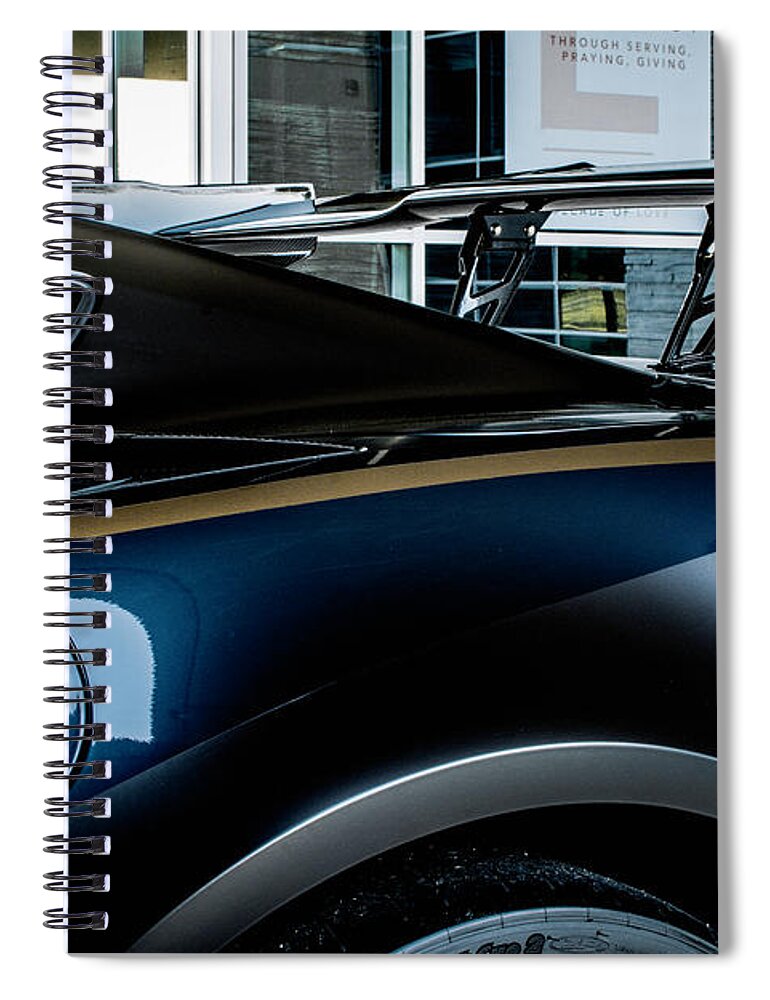 Zr1 Spiral Notebook featuring the photograph Zr1 Corvette Art by Lourry Legarde