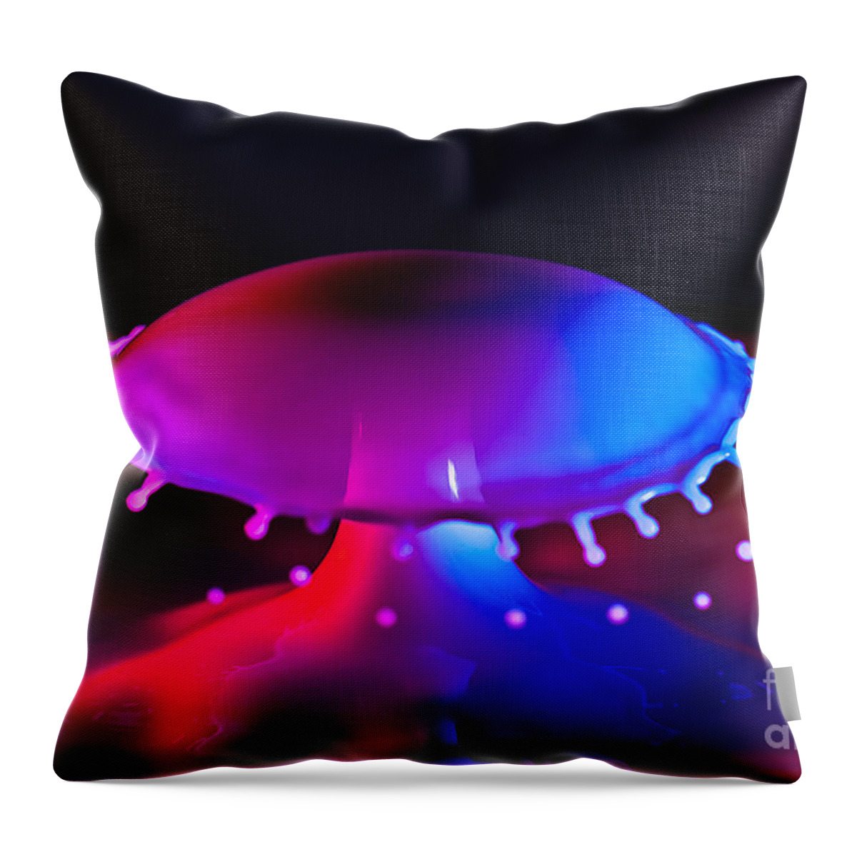 Splash Throw Pillow featuring the photograph Splash Dome by Anthony Sacco