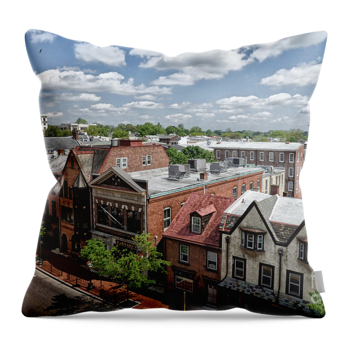 West Chester Pa Throw Pillow featuring the photograph West Chester PA 25 by Jack Paolini