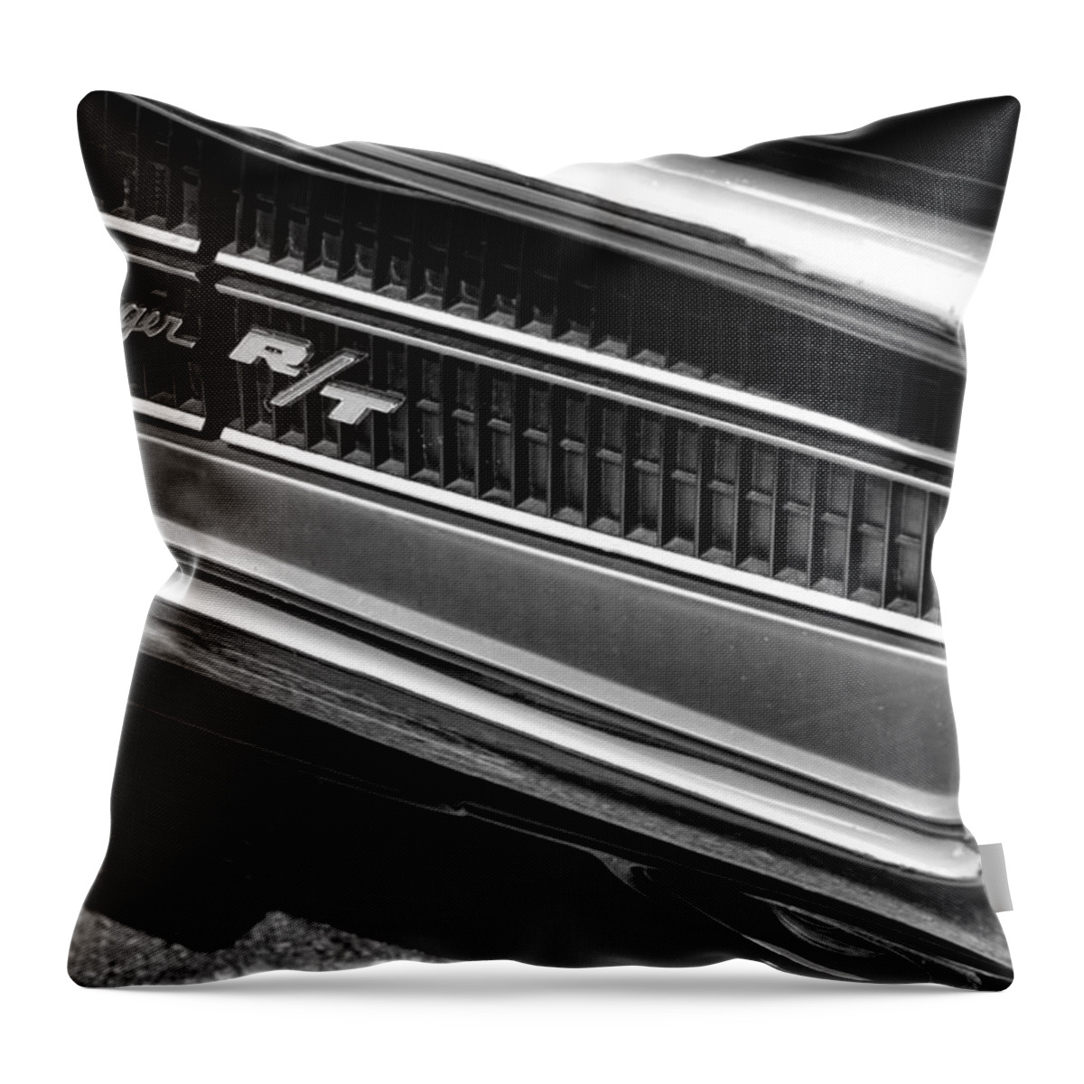 1970 Throw Pillow featuring the photograph 1970 Dodge Charger R/T by Gordon Dean II