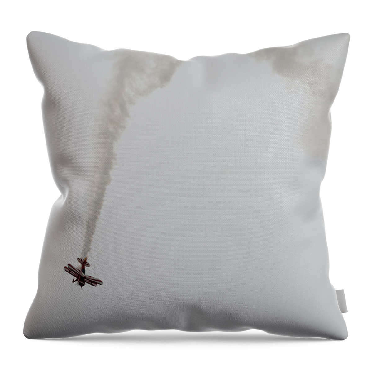 Acrobatics Throw Pillow featuring the photograph Pitts S2A Special #2 by Pablo Lopez