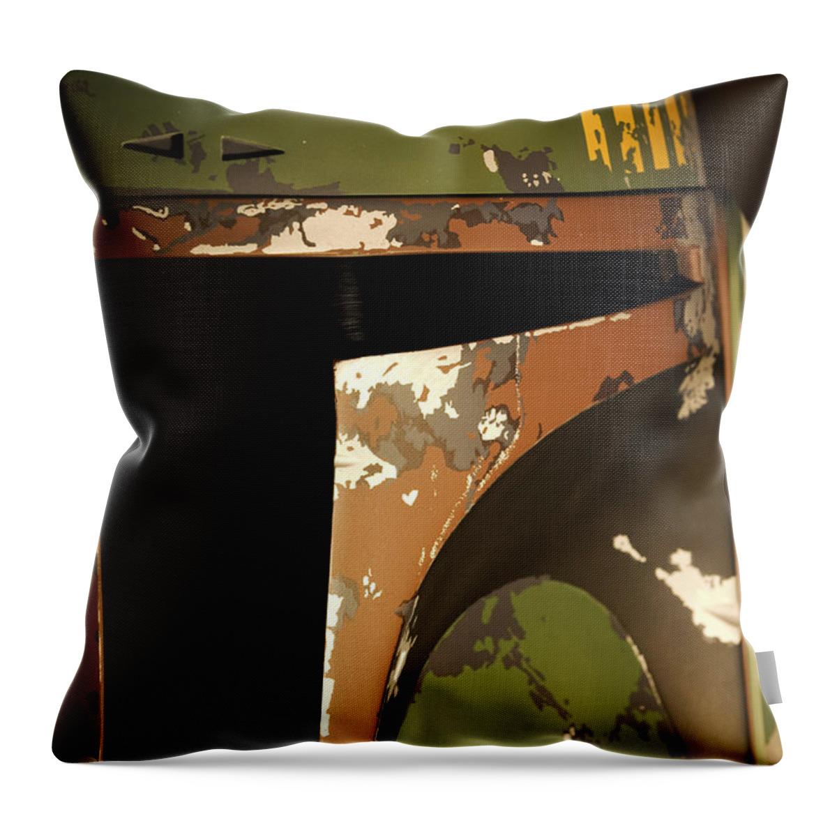 Boba Fett Throw Pillow featuring the photograph Boba Fett by Micah May
