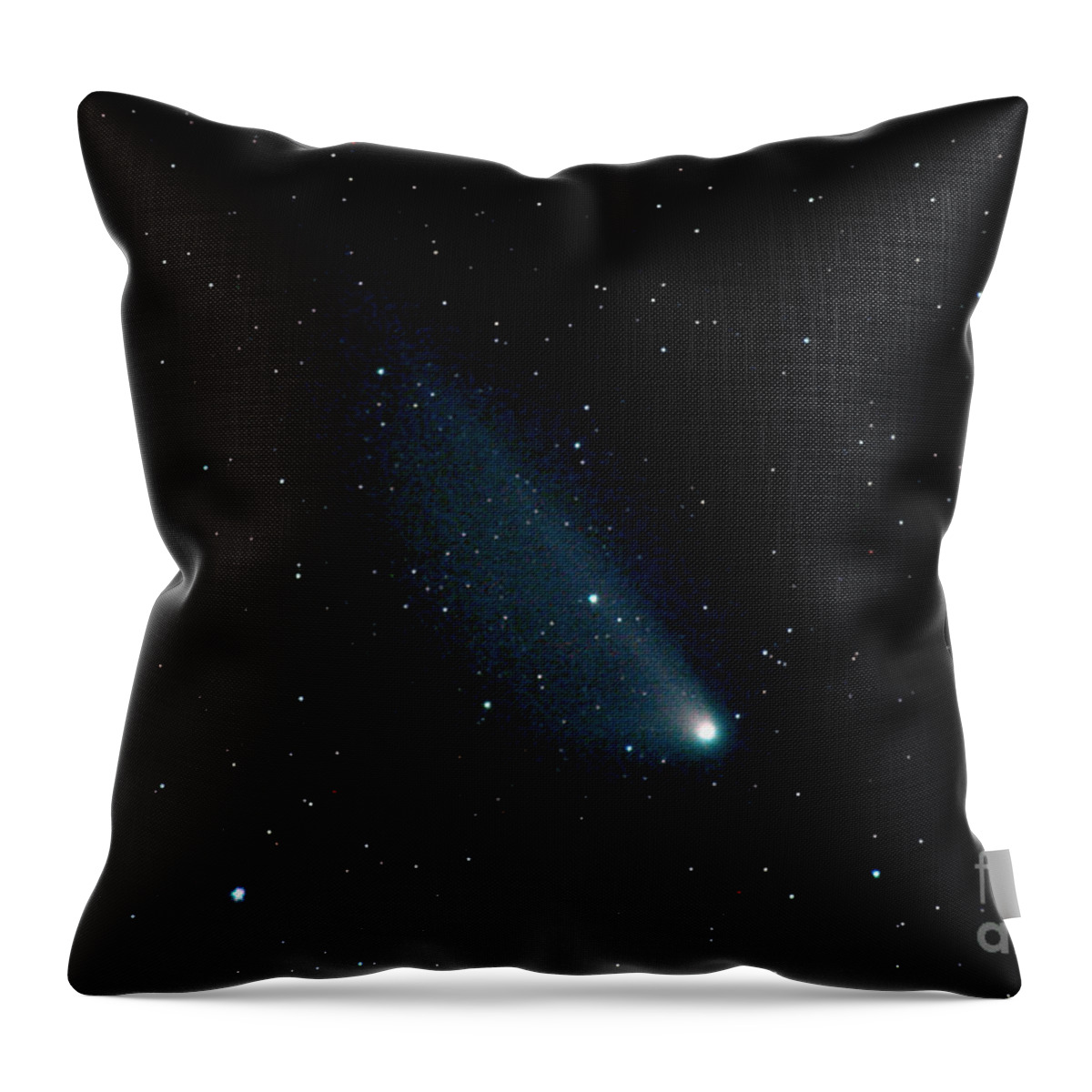 Comet Throw Pillow featuring the photograph Comet Neat #1 by John Chumack