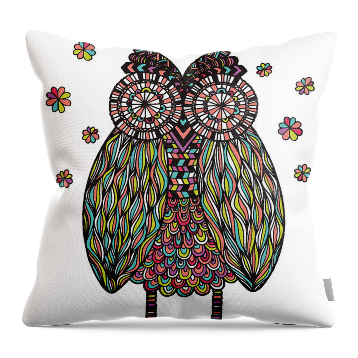 Susan Claire Throw Pillow featuring the photograph Dream Owl #1 by MGL Meiklejohn Graphics Licensing