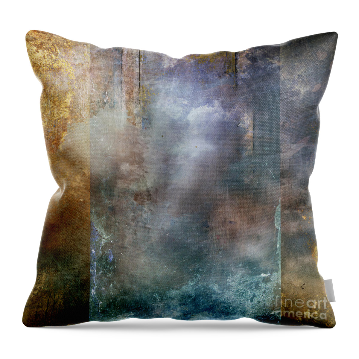 Abstract Throw Pillow featuring the digital art Elsewhere #1 by MGL Meiklejohn Graphics Licensing