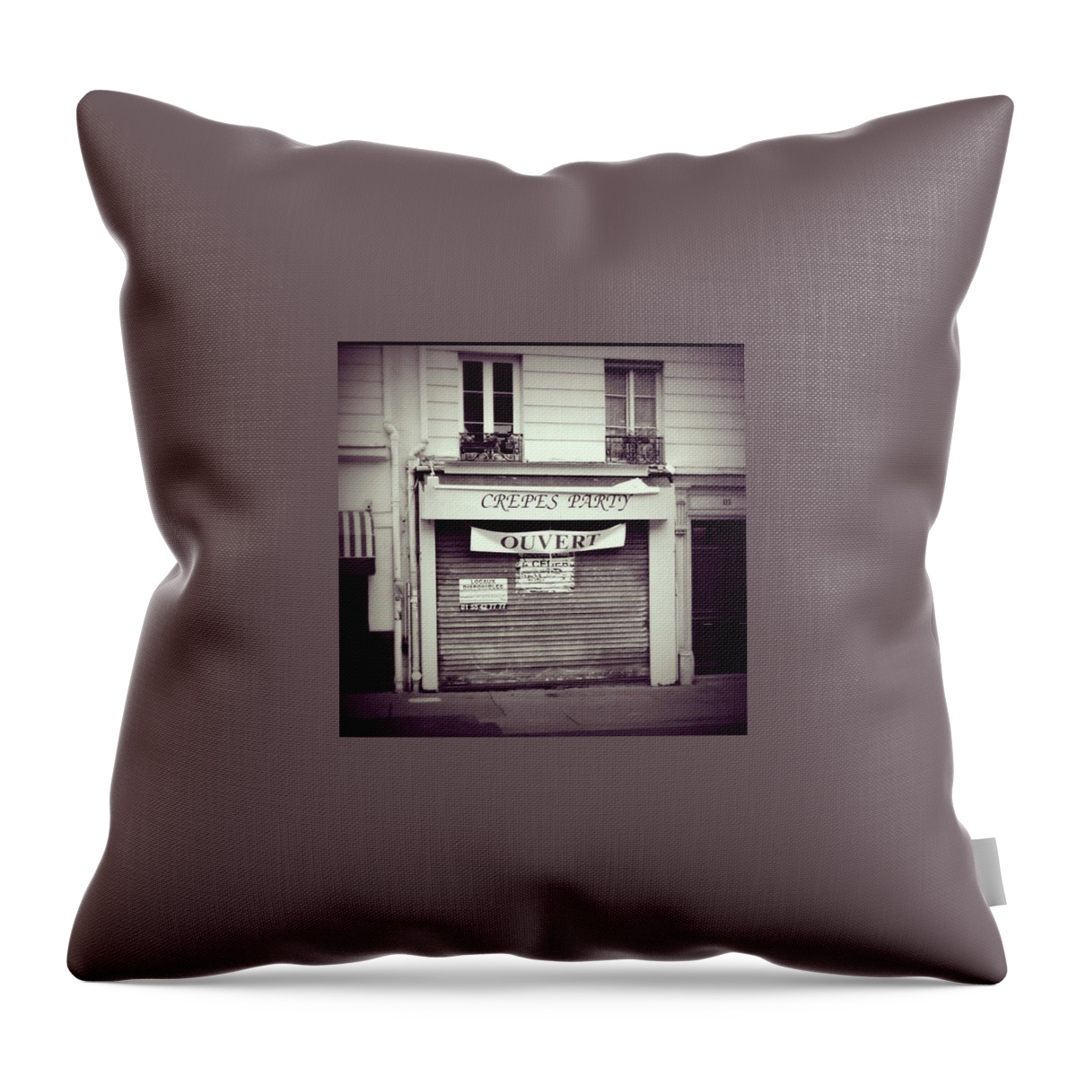 Europe Throw Pillow featuring the photograph Paris by Juric Mario