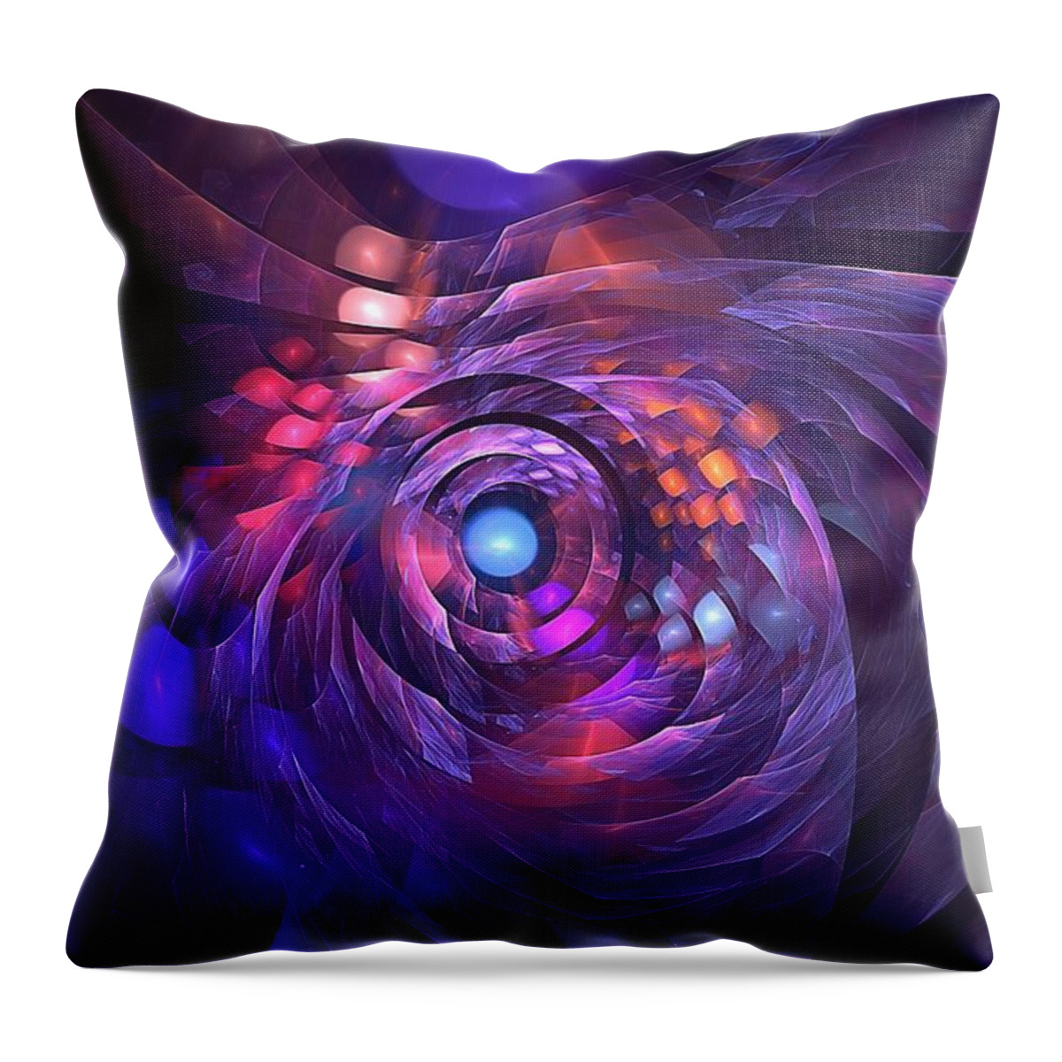 Beauty Throw Pillow featuring the digital art Freya #2 by Doug Morgan