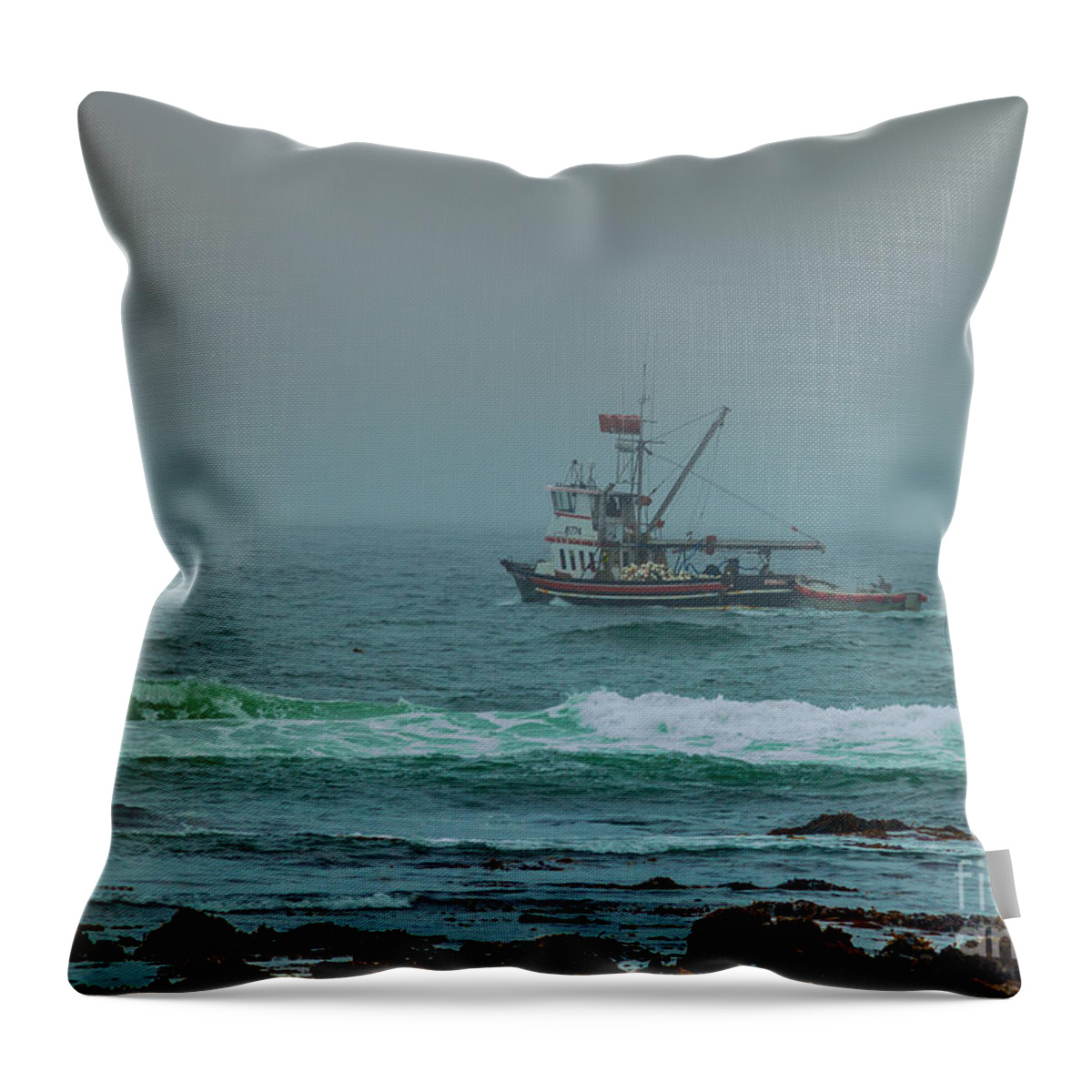 Landscape Throw Pillow featuring the photograph Heading Out #1 by Steven Reed