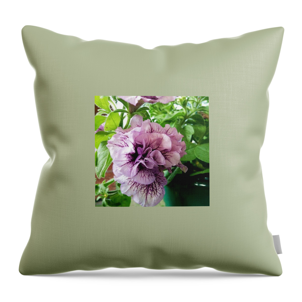 Flowers Throw Pillow featuring the photograph In My Garden #flowers #1 by Abbie Shores