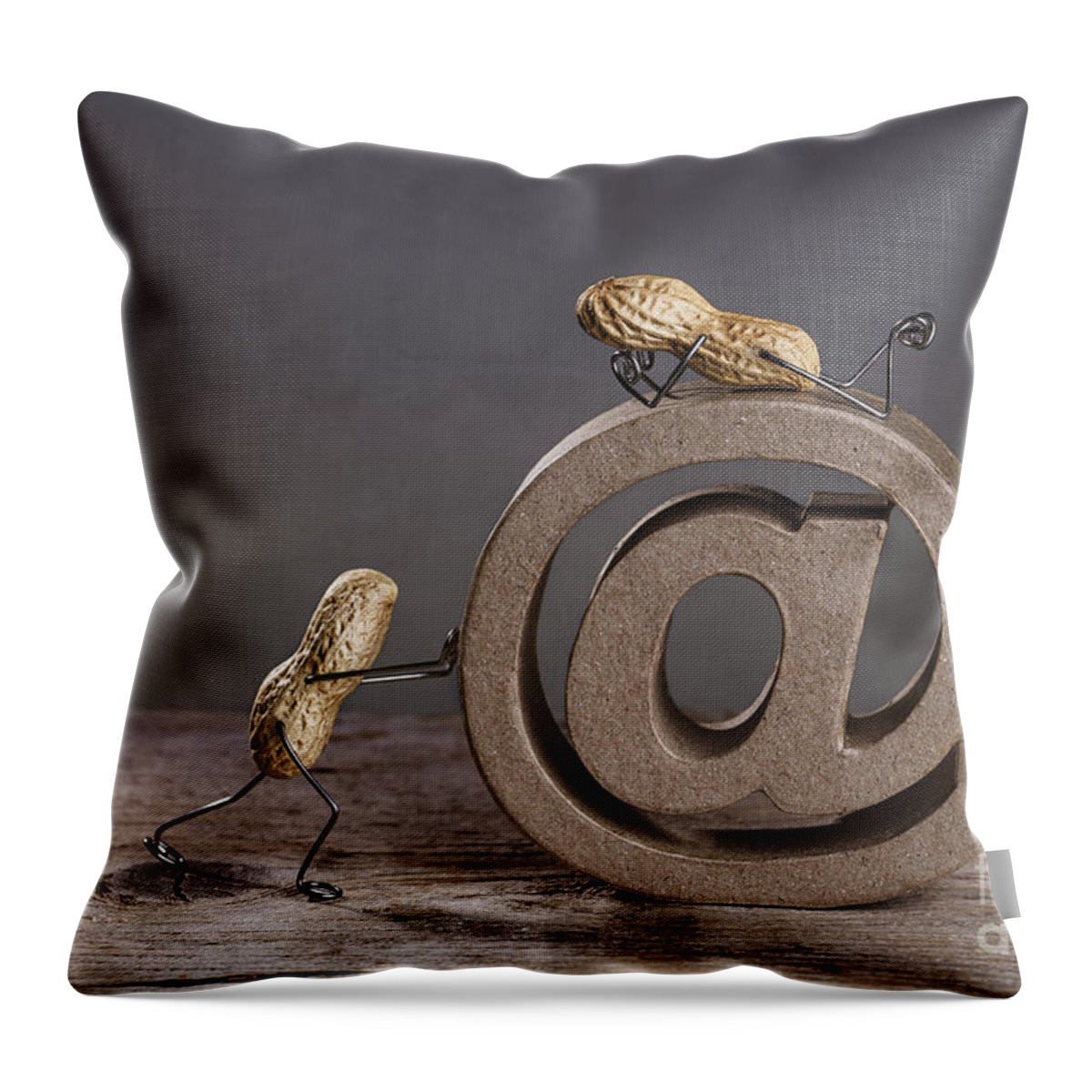 Simple Throw Pillow featuring the photograph Internet #1 by Nailia Schwarz