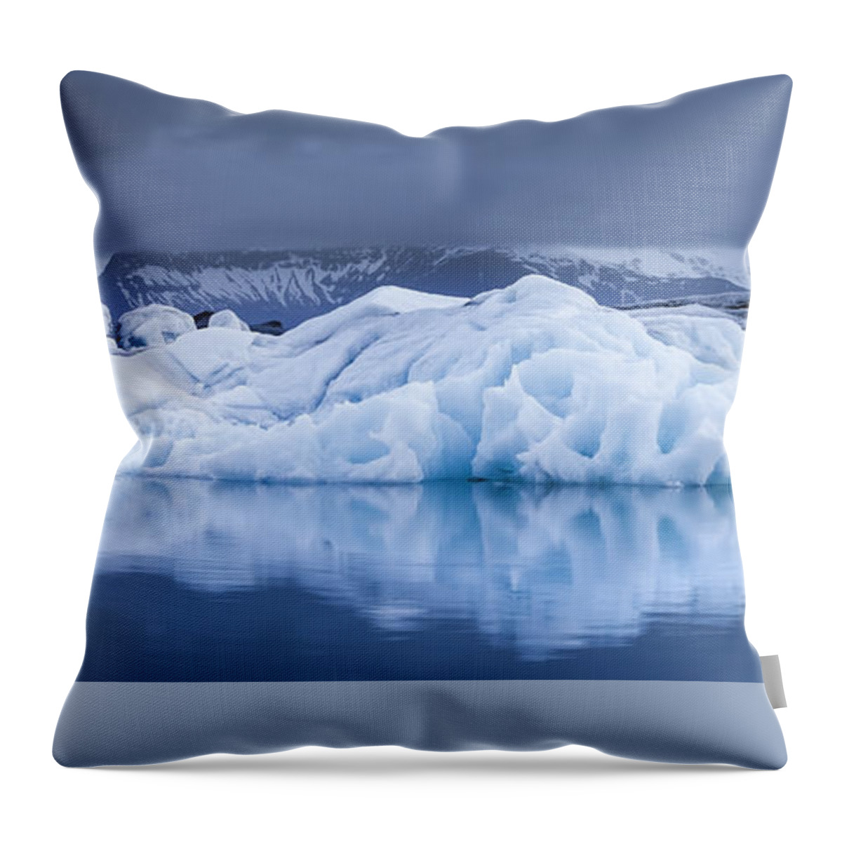Iceland Throw Pillow featuring the photograph Jokulsarlon #5 by Gunnar Orn Arnason