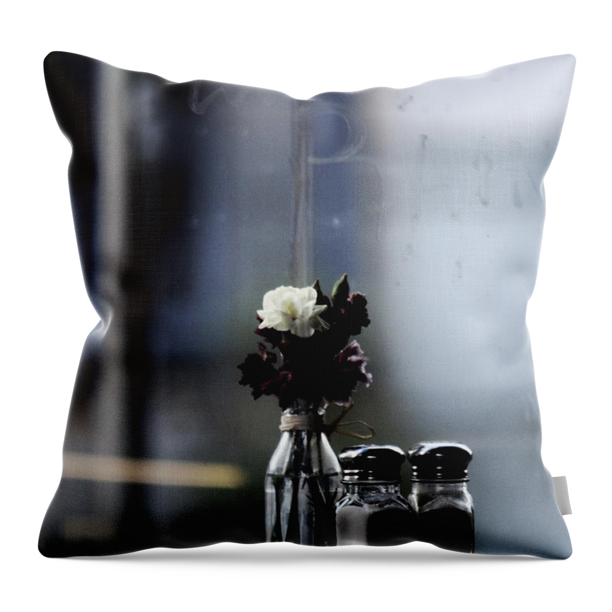 Street Photography Throw Pillow featuring the photograph Late Date #1 by J C