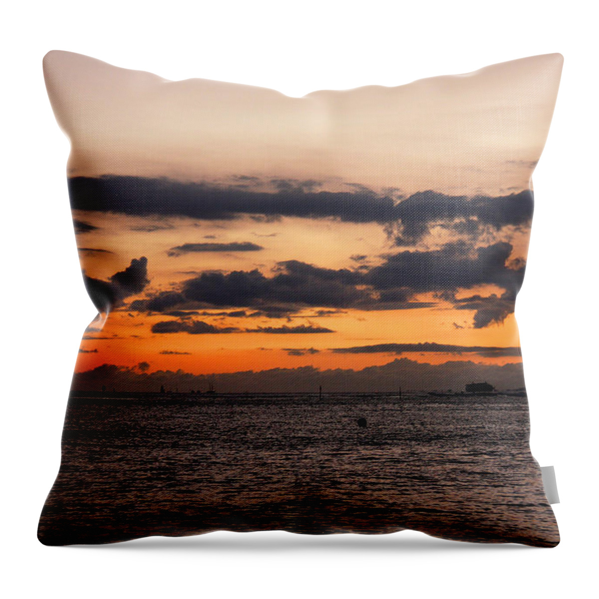 Ocean Throw Pillow featuring the photograph Ocean Horizon #1 by Stacy Egnor