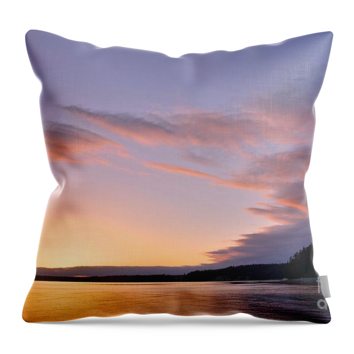 Photography Throw Pillow featuring the photograph On Puget Sound - 2 by Sean Griffin