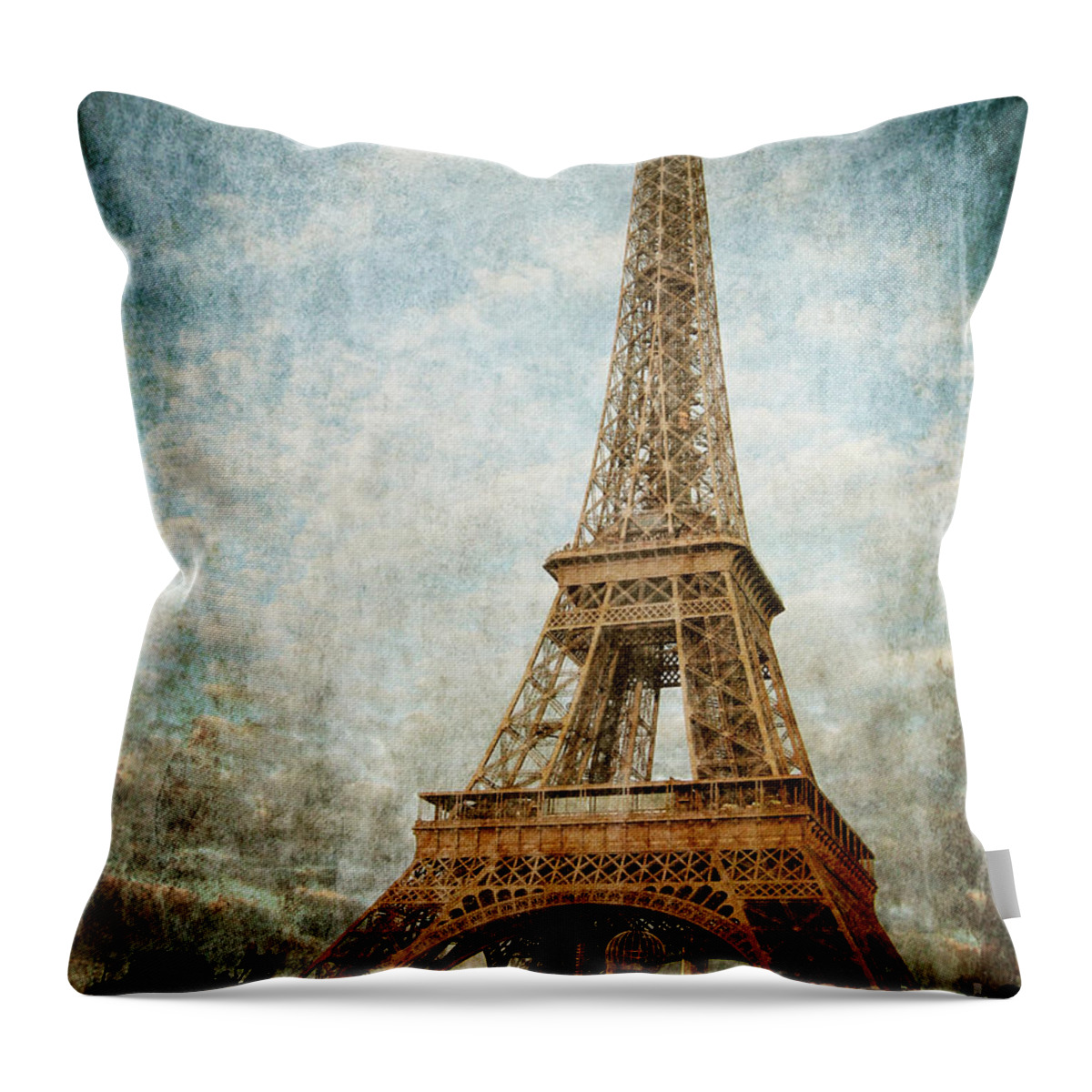 Paris Throw Pillow featuring the photograph Eiffel Tower, Paris, France by Jelena Jovanovic