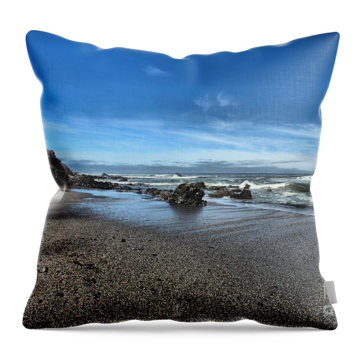 Patrick's Point Throw Pillow featuring the photograph Patrick's Point Landscape #1 by Adam Jewell