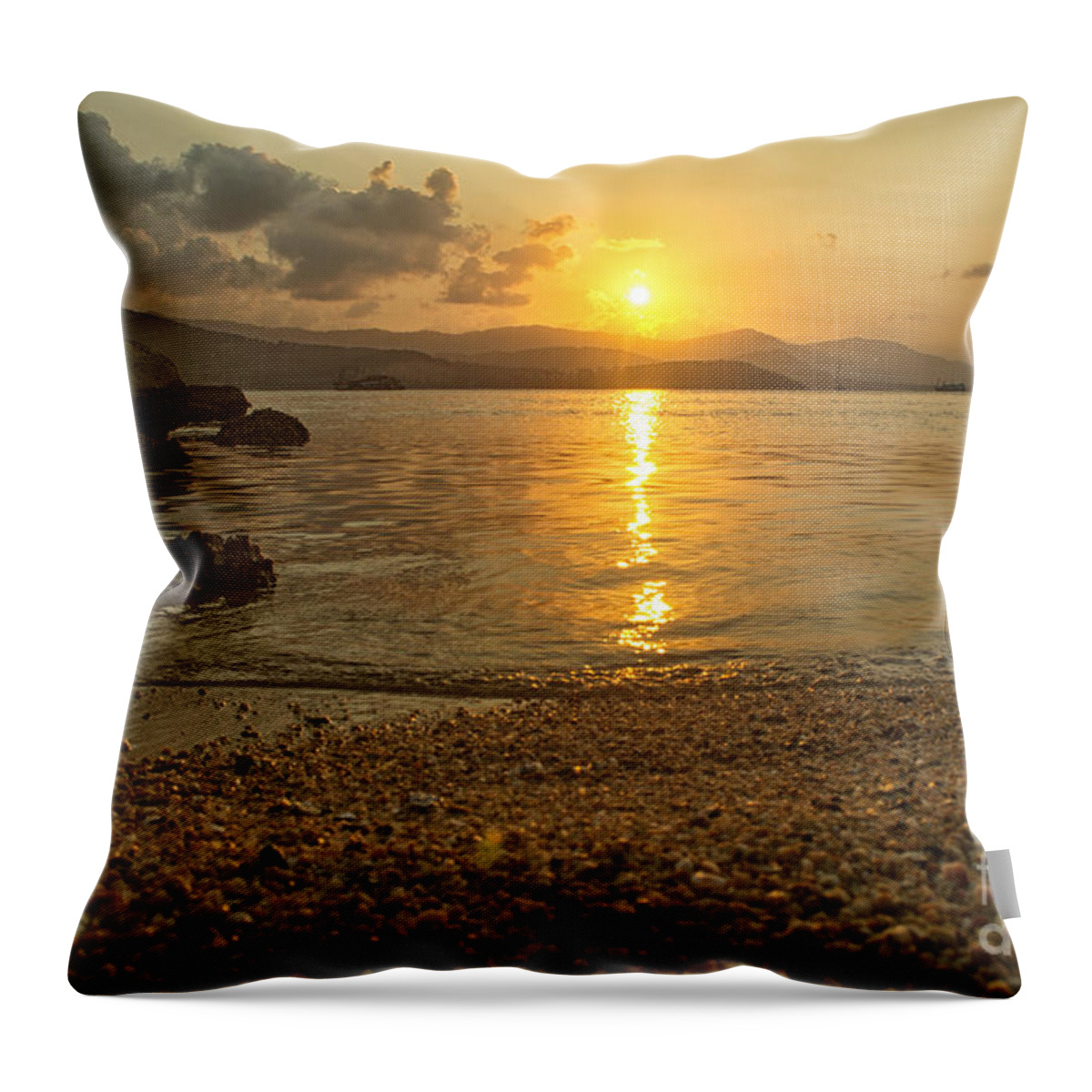 Michelle Meenawong Throw Pillow featuring the photograph Reflection #3 by Michelle Meenawong