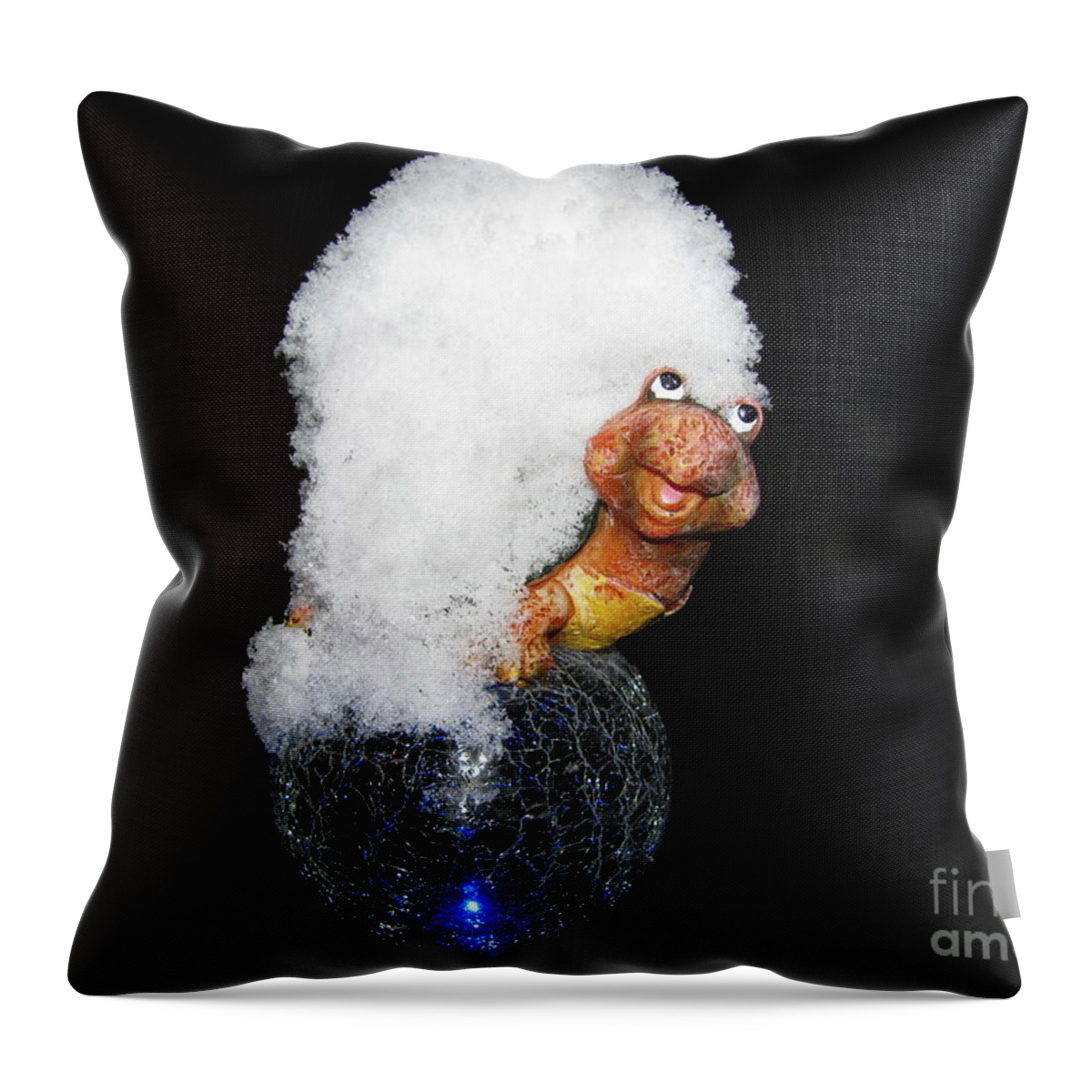 Christmas Throw Pillow featuring the photograph Smile #1 by Leone Lund