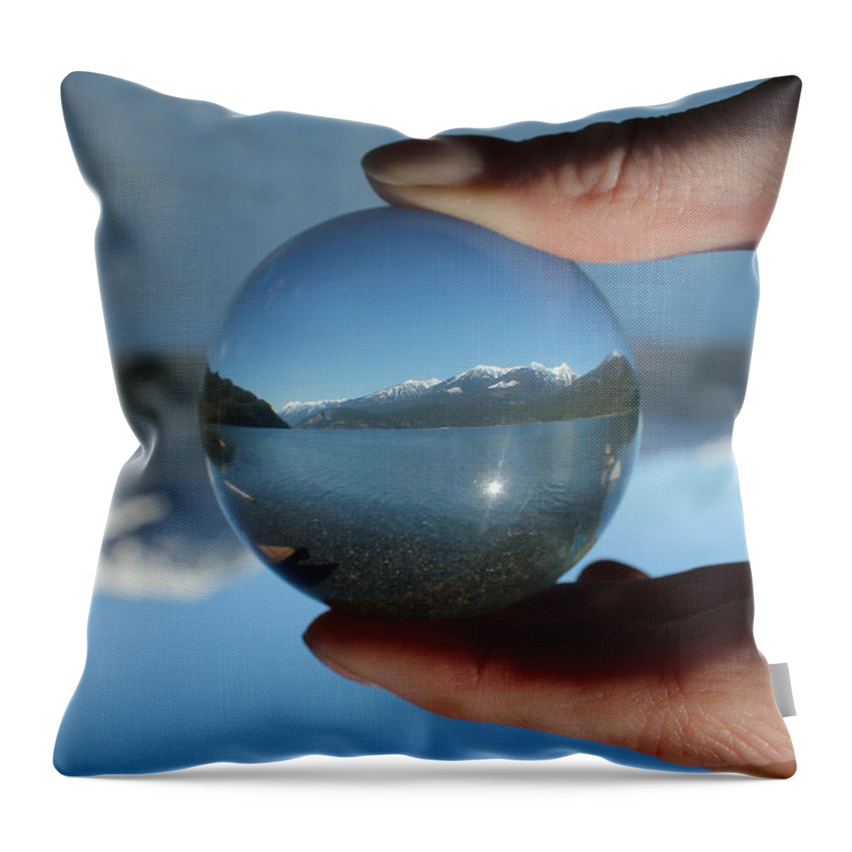 Spring Throw Pillow featuring the photograph Spring In The Kootenays by Cathie Douglas
