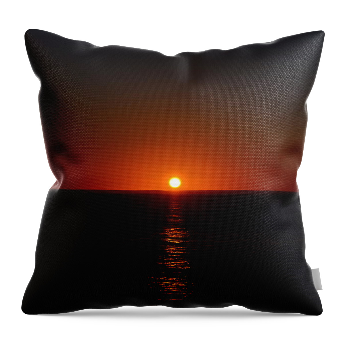 Nature Throw Pillow featuring the photograph Sunrise #1 by James Petersen
