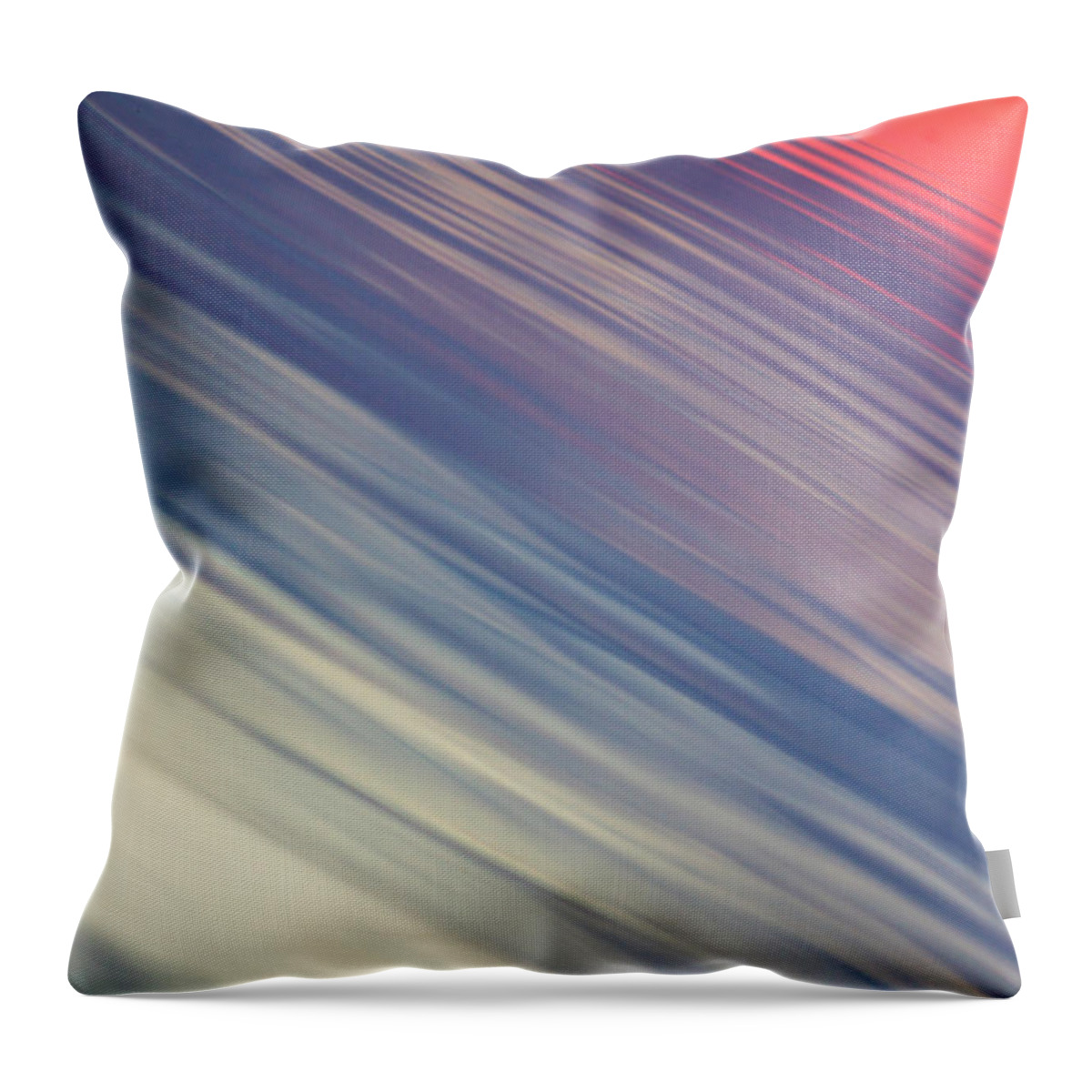 Sunset Throw Pillow featuring the photograph Sunset on river #1 by Davorin Mance