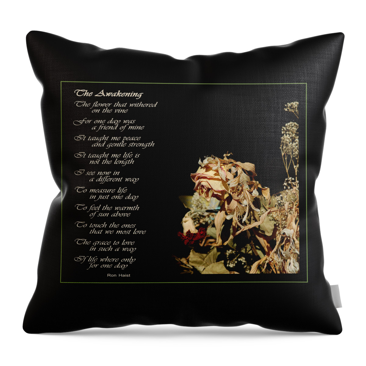 Plant Throw Pillow featuring the photograph The Awakening #1 by Ron Haist