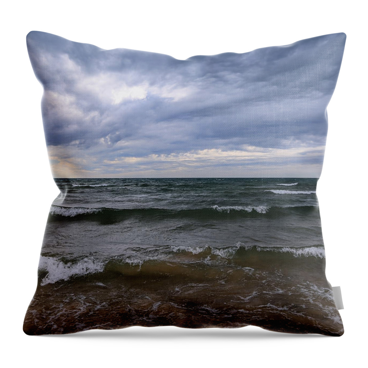 The Heavens Opened Throw Pillow featuring the photograph The Heavens Opened #1 by Rachel Cohen