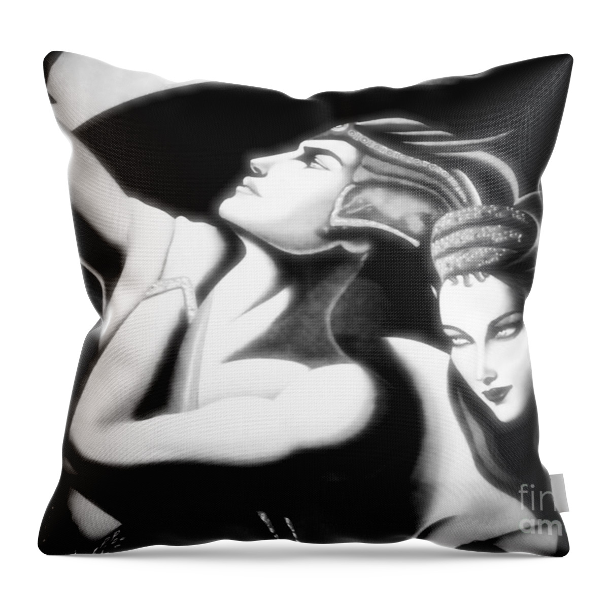 Newel Hunter Throw Pillow featuring the photograph Together #2 by Newel Hunter