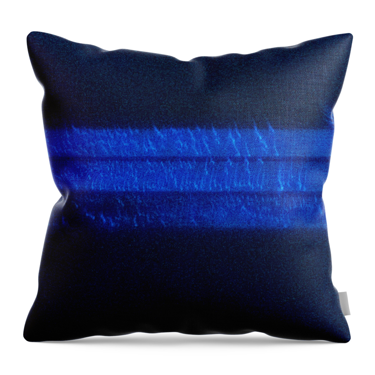 Tape Throw Pillow featuring the photograph Triboluminescence Of Tape #1 by Ted Kinsman
