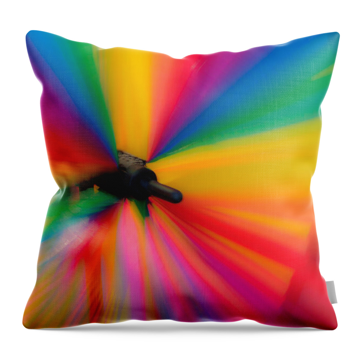 Spinning Throw Pillow featuring the photograph Whirligig by David Smith