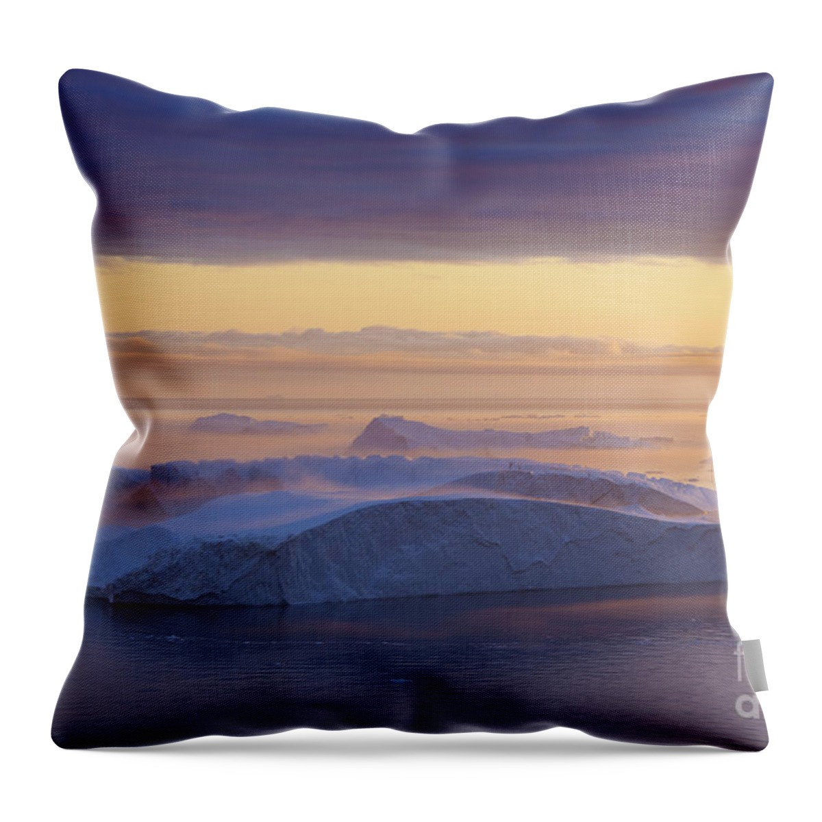 Iceberg Throw Pillow featuring the photograph 101130p123 by Arterra Picture Library