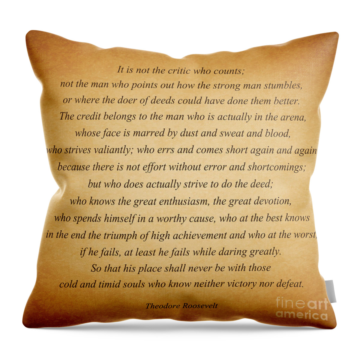 Theodore Roosevelt Throw Pillow featuring the photograph 104- Theodore Roosevelt by Joseph Keane