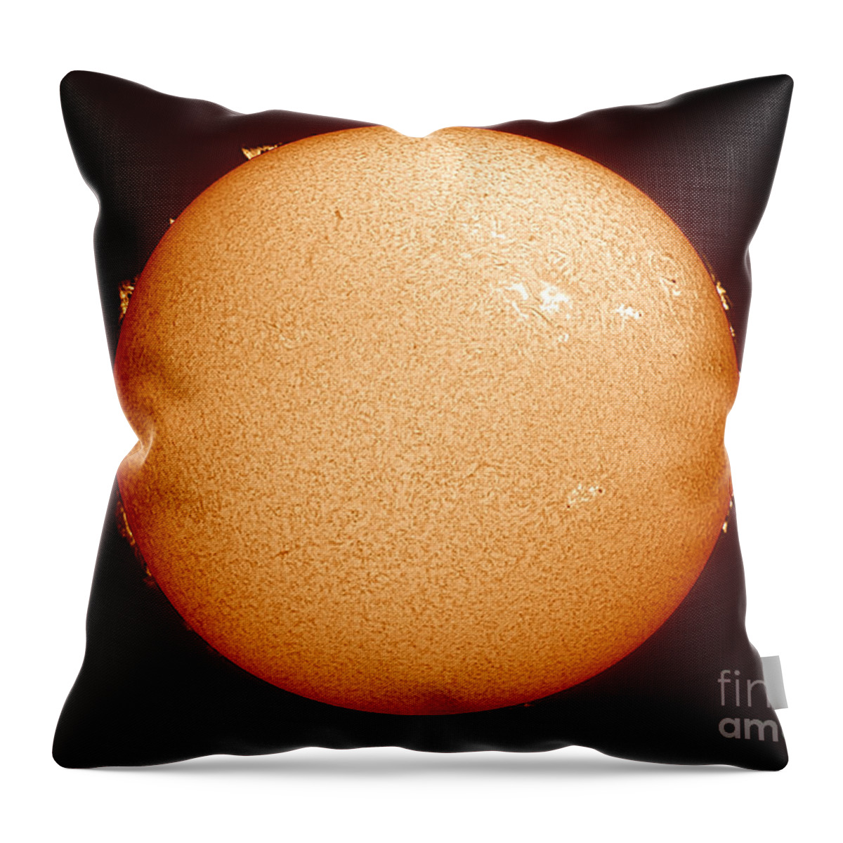 Science Throw Pillow featuring the photograph The Sun #11 by John Chumack