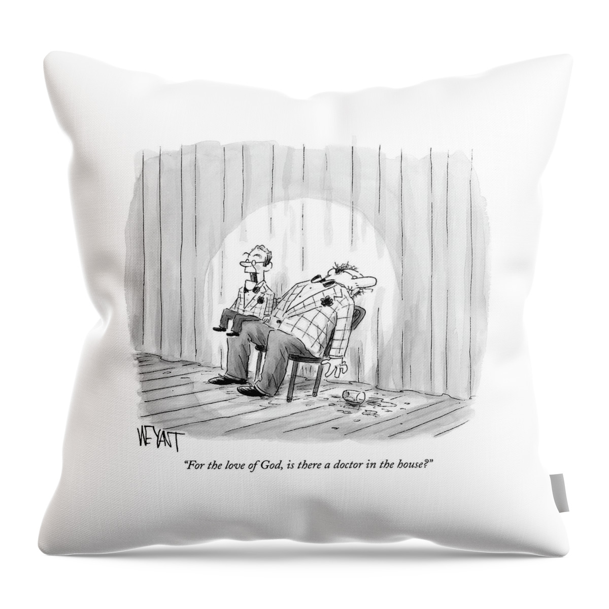 For The Love Of God Throw Pillow