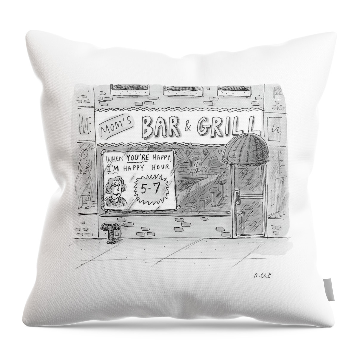 New Yorker May 15th, 2006 Throw Pillow