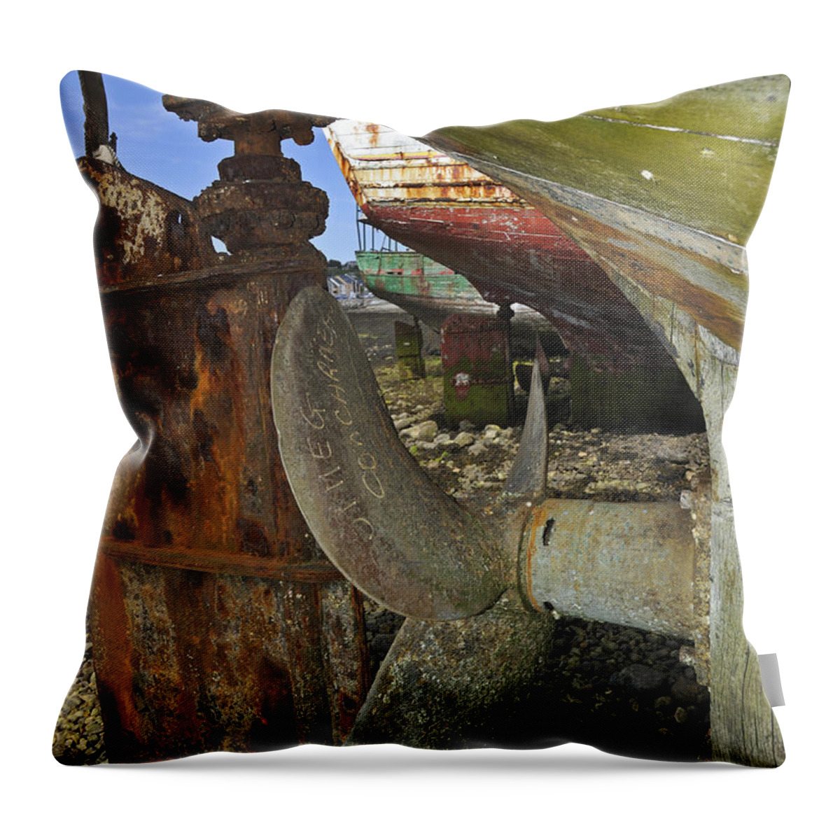 Rust Throw Pillow featuring the photograph 120206p068 by Arterra Picture Library