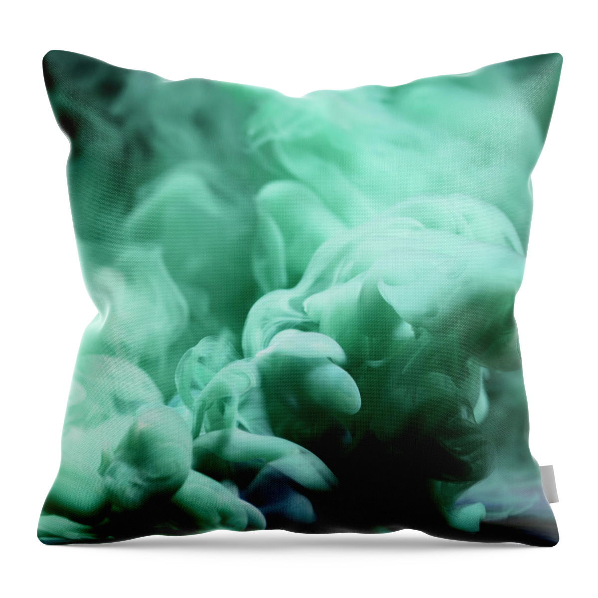 Motion Throw Pillow featuring the photograph Smoke #13 by Henrik Sorensen