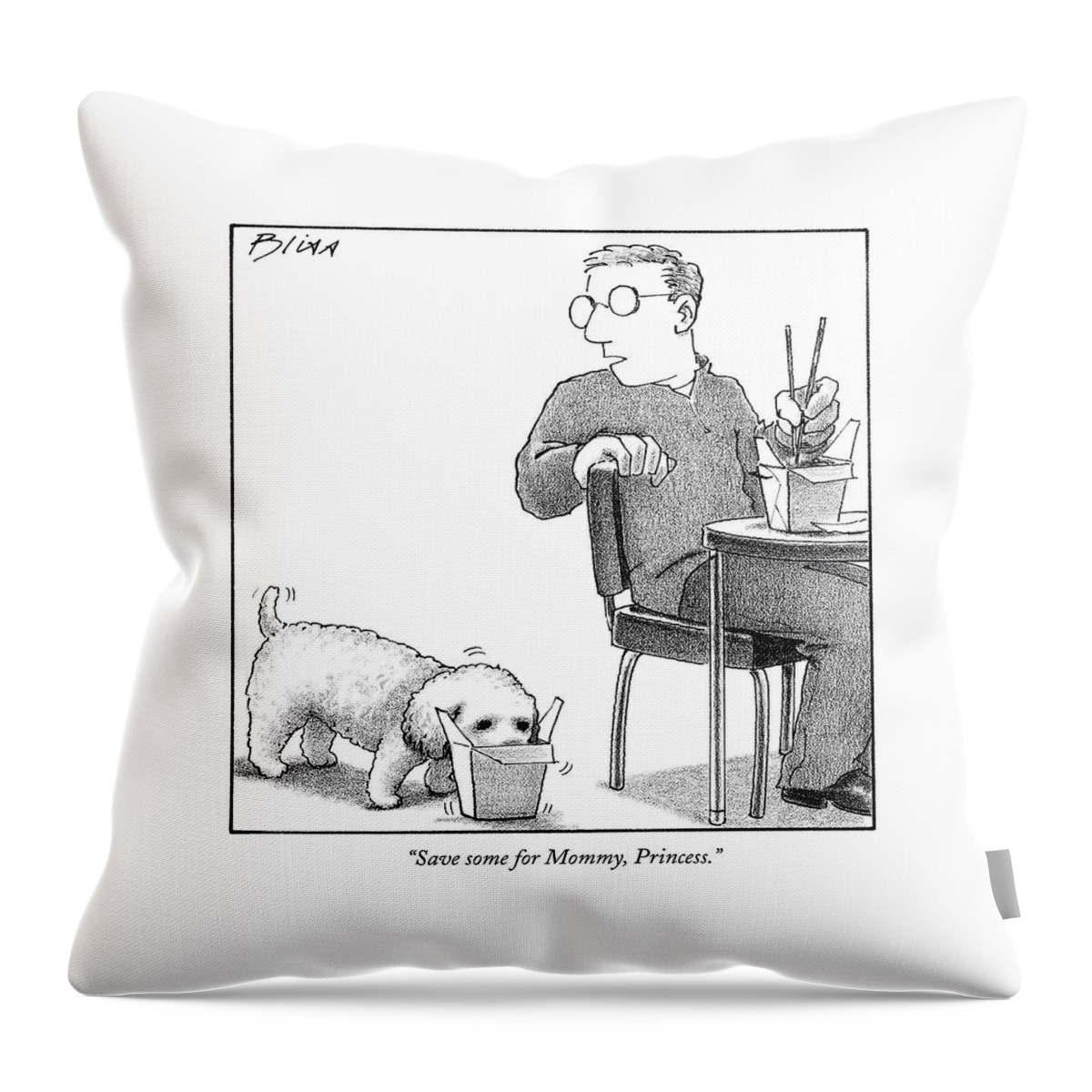 Save Some For Mommy Throw Pillow