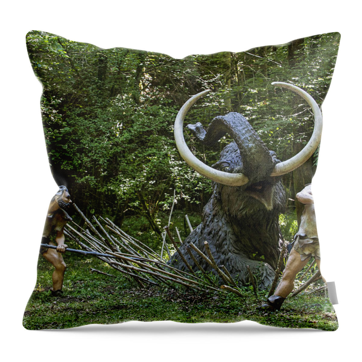 Mammoth Throw Pillow featuring the photograph 140530p205 by Arterra Picture Library