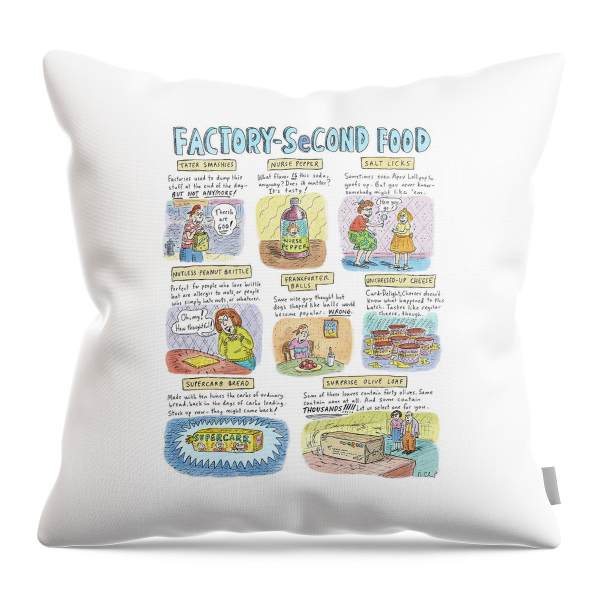 Factory Second Food Throw Pillow