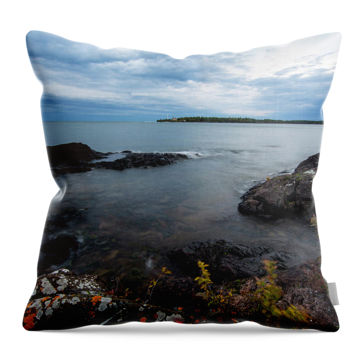 Backpacking Throw Pillow featuring the photograph Isle Royale #15 by Tom Lynn