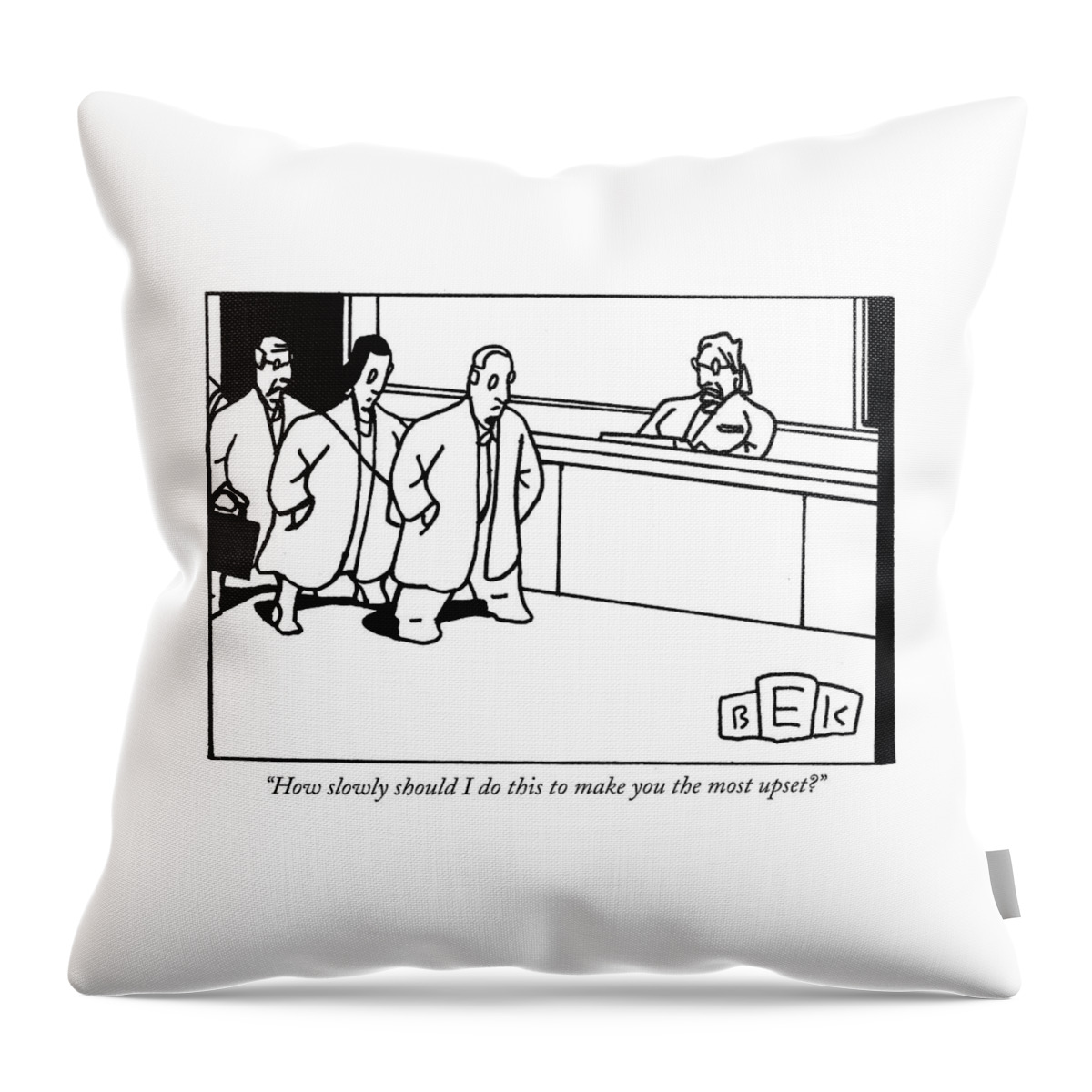 How Slowly Should I Do This To Make You The Most Throw Pillow